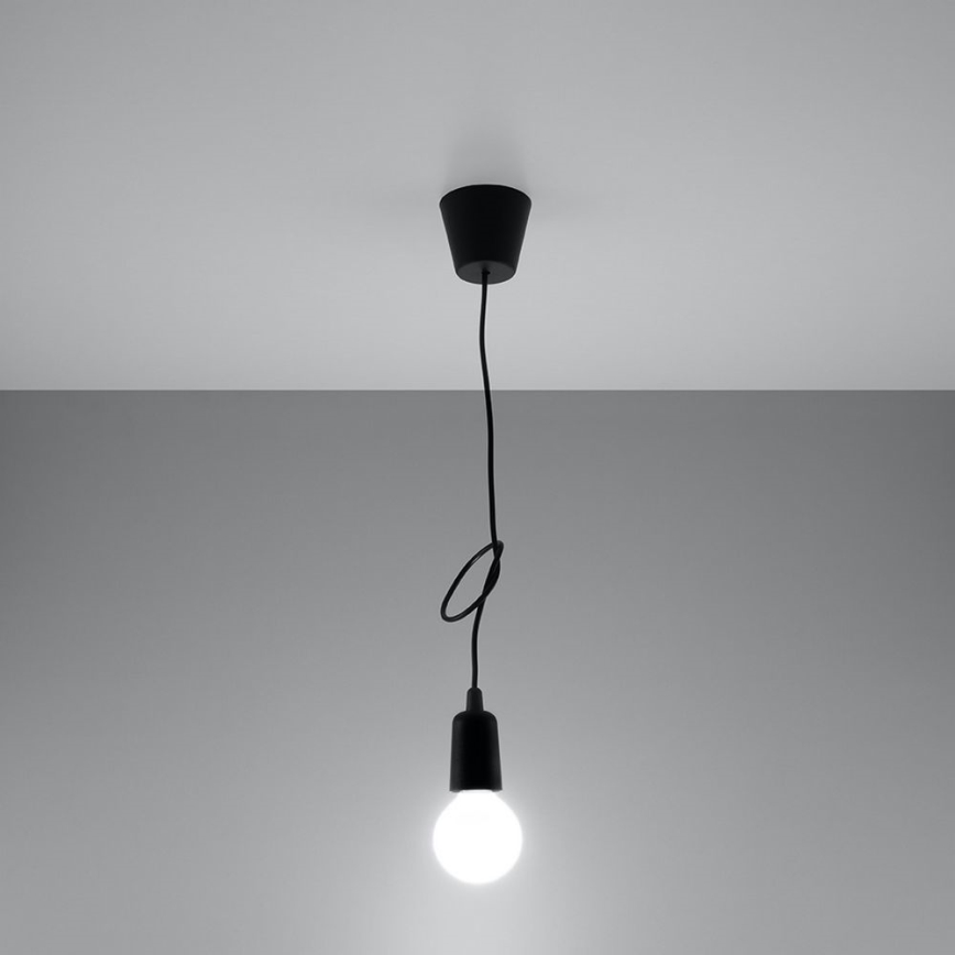 Lampadario a sospensione con filo DIEGO 1xE27/60W/230V