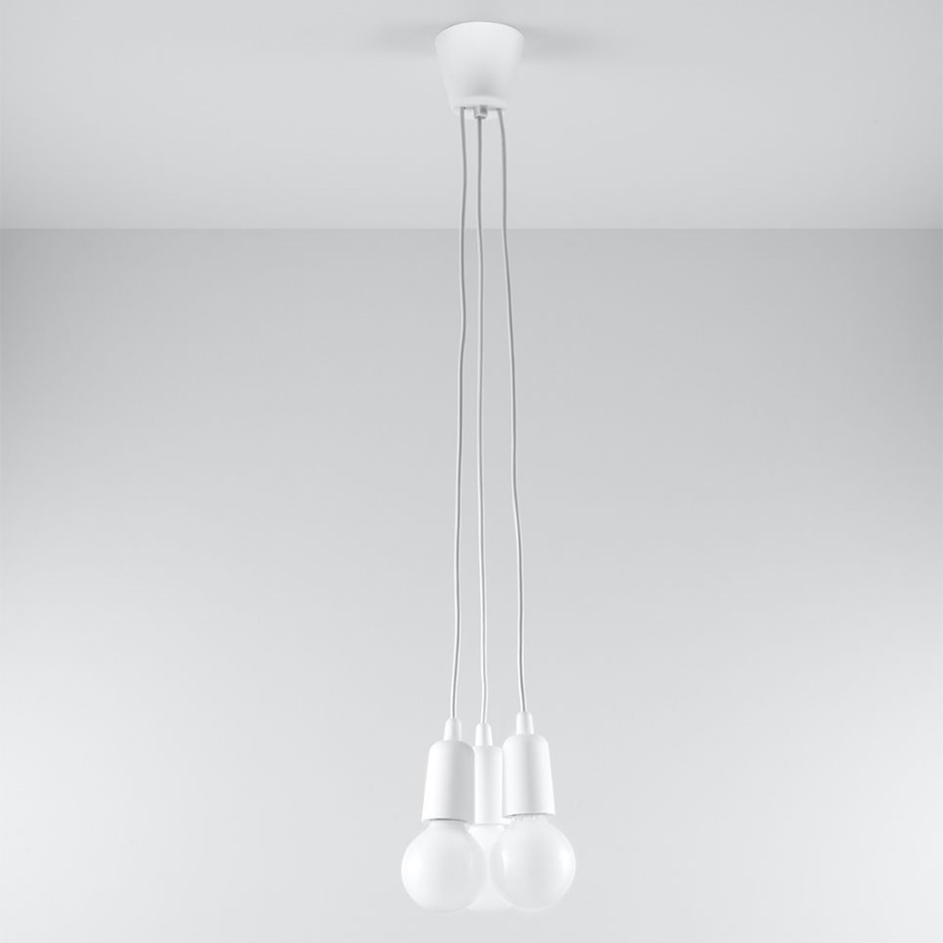 Lampadario a sospensione con filo DIEGO 3xE27/60W/230V