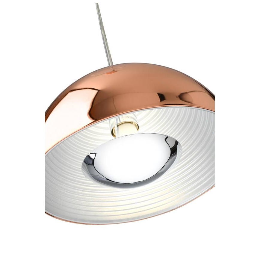 Lampadario a sospensione con filo DORADA 1xE27/60W/230V rame