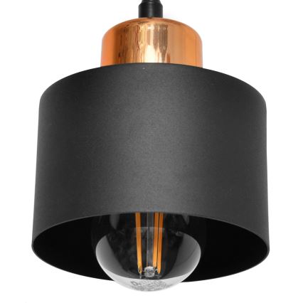 Lampadario a sospensione con filo EDISON 3xE27/15W/230V