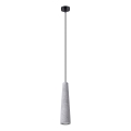 Lampadario a sospensione con filo ELECTRA 1xGU10/10W/230V calcestruzzo/grigio