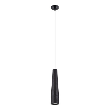 Lampadario a sospensione con filo ELECTRA 1xGU10/10W/230V calcestruzzo/nero