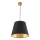Lampadario a sospensione con filo ELENA 1xE27/20W/230V nero