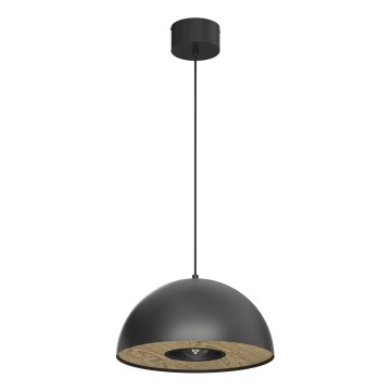 Lampadario a sospensione con filo ELGUND 1xE27/15W/230V nero
