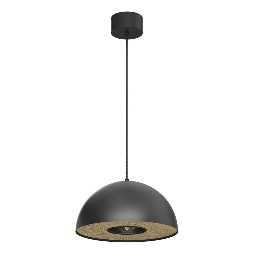 Lampadario a sospensione con filo ELGUND 1xE27/15W/230V nero