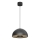 Lampadario a sospensione con filo ELGUND 1xE27/15W/230V nero