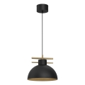 Lampadario a sospensione con filo ESTATE 1xE27/15W/230V nero