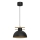 Lampadario a sospensione con filo ESTATE 1xE27/15W/230V nero