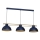 Lampadario a sospensione con filo ESTATE 3xE27/15W/230V blu