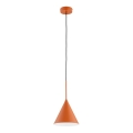 Lampadario a sospensione con filo FABO 1xE27/15W/230V rame
