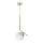 Lampadario a sospensione con filo FIRA 1xE27/60W/230V oro