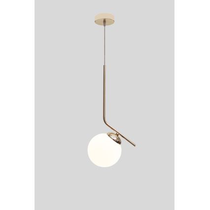 Lampadario a sospensione con filo FIRA 1xE27/60W/230V oro