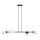 Lampadario a sospensione con filo FIRA 4xE27/60W/230V nero