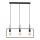 Lampadario a sospensione con filo FRAME 3xE27/60W/230V nero