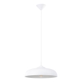 Lampadario a sospensione con filo GINA 1xE27/15W/230V diametro 38 cm bianco