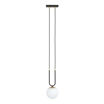 Lampadario a sospensione con filo GLAM 1xE14/10W/230V nero