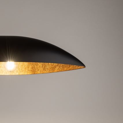 Lampadario a sospensione con filo GONDOLA 2xE27/60W/230V nero/rame