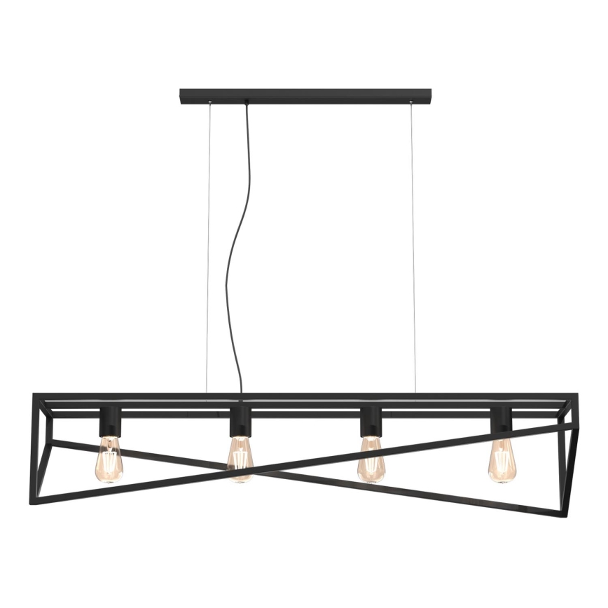 Lampadario a sospensione con filo GOTE 4xE27/60W/230V