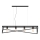 Lampadario a sospensione con filo GOTE 4xE27/60W/230V