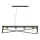 Lampadario a sospensione con filo GOTE 4xE27/60W/230V