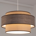 Lampadario a sospensione con filo GRACE 1xE27/60W/230V beige/marrone