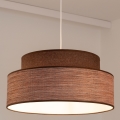 Lampadario a sospensione con filo GRACE 1xE27/60W/230V marrone/beige