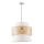 Lampadario a sospensione con filo GRENADA 1xE27/20W/230V diametro 40 cm beige