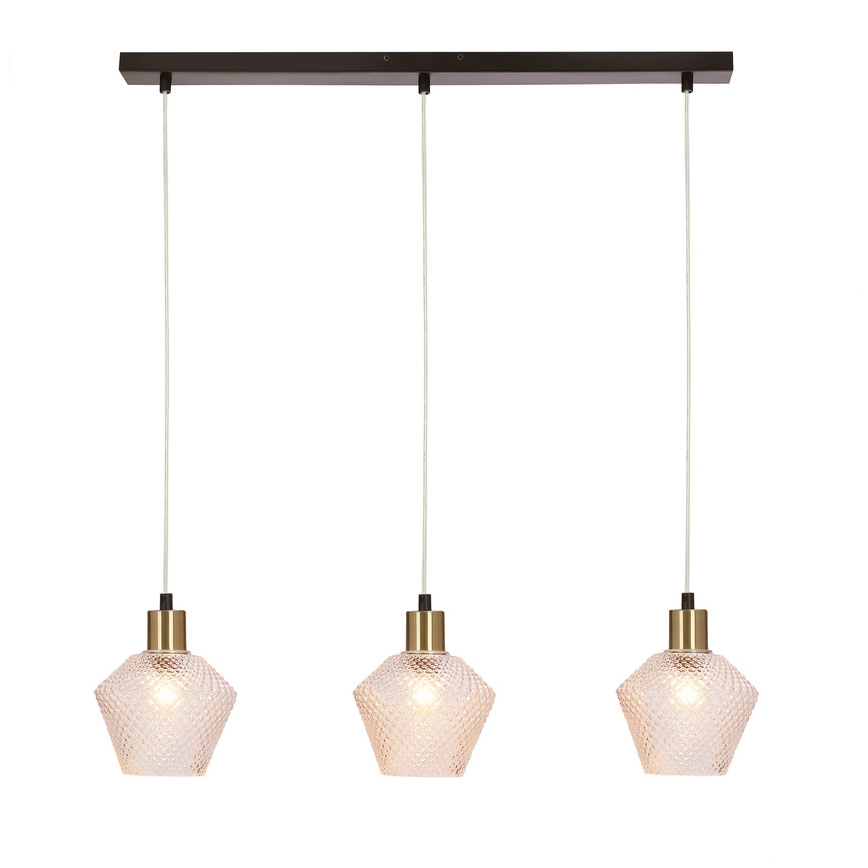 Lampadario a sospensione con filo GRENIKO 3xE14/40W/230V