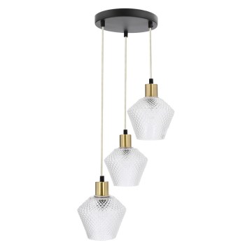 Lampadario a sospensione con filo GRENIKO 3xE14/40W/230V