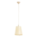 Lampadario a sospensione con filo GUMON 1xE27/15W/230V beige