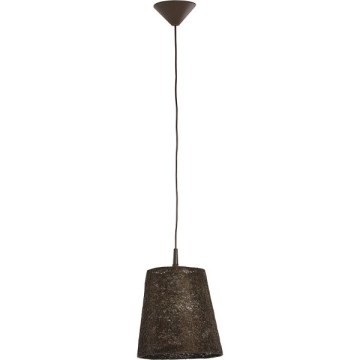 Lampadario a sospensione con filo GUMON 1xE27/15W/230V marrone