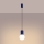 Lampadario a sospensione con filo HALO 1xG9/8W/230V diametro 12 cm blu