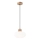 Lampadario a sospensione con filo HARMONY 1xE27/15W/230V diametro 25 cm bianco/quercia