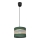 Lampadario a sospensione con filo HELEN 1xE27/15W/230V diametro 20 cm verde/oro