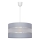Lampadario a sospensione con filo HELEN 1xE27/15W/230V diametro 35 cm grigio/argento