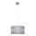 Lampadario a sospensione con filo HELEN 1xE27/15W/230V diametro 35 cm grigio/argento