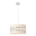 Lampadario a sospensione con filo HELEN 1xE27/15W/230V diametro 40 cm color crema/oro