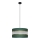 Lampadario a sospensione con filo HELEN 1xE27/15W/230V diametro 40 cm verde/oro