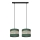 Lampadario a sospensione con filo HELEN 2xE27/15W/230V verde/oro