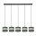 Lampadario a sospensione con filo HELEN 5xE27/15W/230V verde/oro