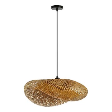 Lampadario a sospensione con filo HILO 1xE27/40W/230V diametro 60 cm bambù