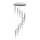 Lampadario a sospensione con filo ICE 12xLED/1W/230V