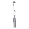 Lampadario a sospensione con filo IMPLODE 1xGU10/8W/230V grigio
