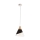 Lampadario a sospensione con filo IRIS 1xE27/40W/230V nero