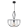 Lampadario a sospensione con filo JASMINA 1xE27/20W/230V diametro 40 cm nero