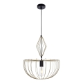 Lampadario a sospensione con filo JASMINA 1xE27/20W/230V diametro 40 cm oro