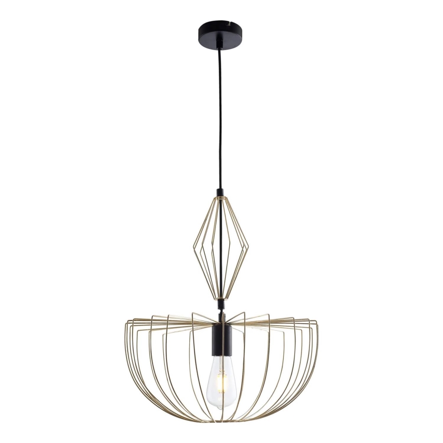 Lampadario a sospensione con filo JASMINA 1xE27/20W/230V diametro 40 cm oro