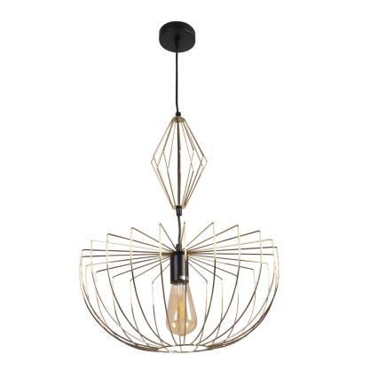 Lampadario a sospensione con filo JASMINA 1xE27/20W/230V diametro 40 cm oro