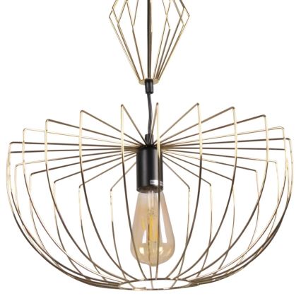 Lampadario a sospensione con filo JASMINA 1xE27/20W/230V diametro 40 cm oro