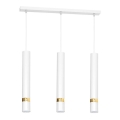 Lampadario a sospensione con filo JOKER 3xGU10/25W/230V bianco